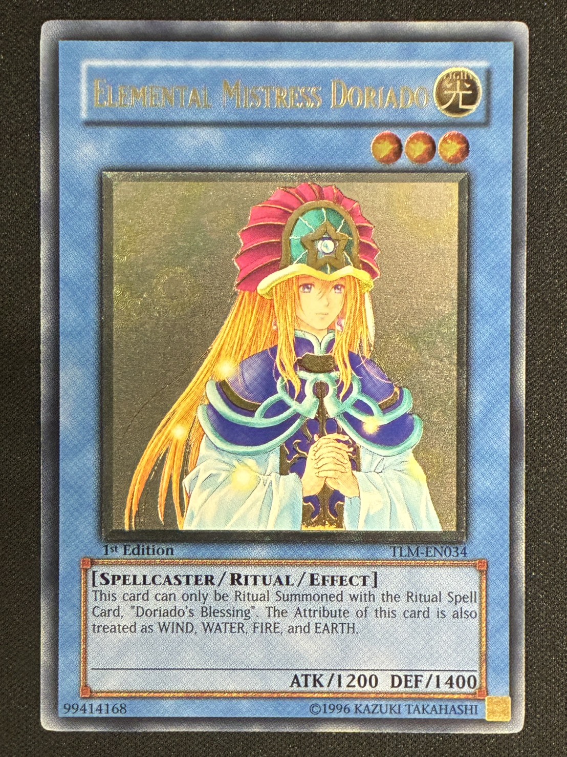 精霊術師 ドリアード/Elemental Mistress Doriado　1st Edition【レリーフ】[TLM-EN034]〔美品〕〔多言語版〕